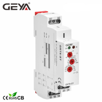 จัดส่งฟรี Geya GRT8-ST ล่าช้าบนมอเตอร์ดาวเดลต้าจับเวลานุ่มเริ่มต้น AC230V 380โวลต์ ~ 440โวลต์ ac DC12V-240V เดลต้ารีเลย์มอเตอร์เริ่มต้น