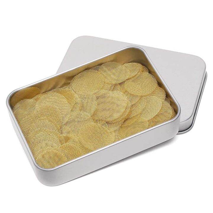 200 Pieces 304 Stainless Steel Pipe Screens Brass Screens Filters