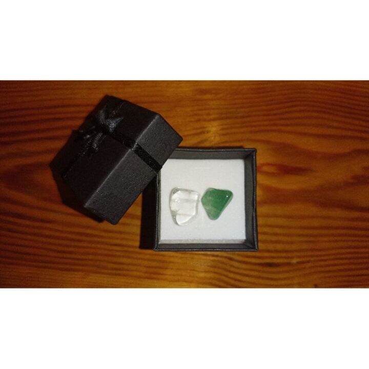 STONES FOR GAMING, LOTTERY & OTHERS Clear Quartz & Green Aventurine