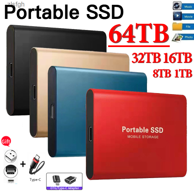 หน่วยความจำภายนอก Ssd โซลิดสเตทไดรฟ์เคลื่อนที่ความเร็วสูง1TB สำหรับแล็ปท็อป /Mac/phone USB3.1 Zlsfgh 1TB