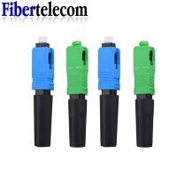 FTTH Embedded Fiber Optic Fast Connector SC APC Single Mode Fiber Optic Adapter SC UPC Cold Connection Quick Field Assembly