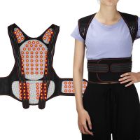 Self Heating Back Support Waist Brace Magnetic Heating Corrector Therapy Belt Back Posture Corrector Spine Back Lumbar Belt