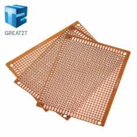 ▪☌ 10pcs 7x9 7x9cm Single Side Prototype PCB Breadboard Universal Board Experimental Bakelite Copper Plate Circuirt Board Yellow