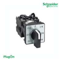 Schneider K1F027MLH ใช้กับโวลต์ชีเลคเตอร์วัดแรงดันระหว่างเฟส Cam voltmeter switch, 3L and 3LN, 45°, 12 A, screw mounting สั่งได้ที่ร้าน PlugOn