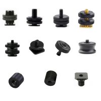 1/4 quot; to 3/8 quot; 5/8 Male to Female Double Layer Thread Screw Mount Adapter Tripod Plate Screw mount for Camera Flash Tripod Mic