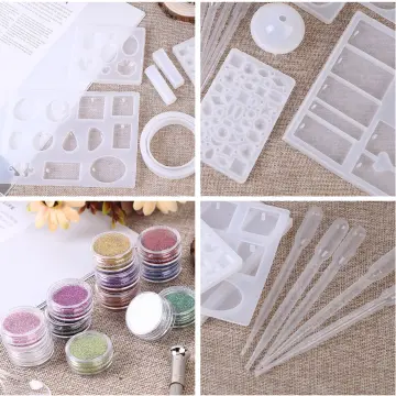 143 Pcs Resin Molds Silicone,Epoxy Resin Molds,Jewelry Keychain