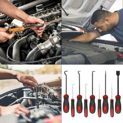 9Pcs Automotive Electronic Hand Tools Precision Hooks Puller Remover Hook and Pick Set for Oil Seal or O-rings Removal Tool