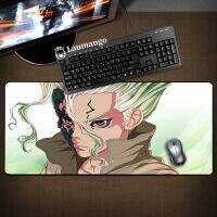 Dr.stone Rubber Keypad แผ่นรองเมาส์ Ped Anime Table Accessories แผ่นรองเมาส์เกมสาว Xxl Cabinet พรมคอมพิวเตอร์