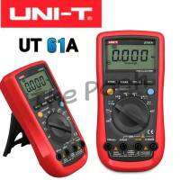 UNI-T UT61A มัลติมิเตอร์แบบดิจิตอลอเนกประสงค์ (AC-750V DC-1000V) (AC DC-10A) / 40MΩ / 4000μF / 10MHz / EF / Triode แรงดัน, กระแส, ความต้านทาน, ความจุ