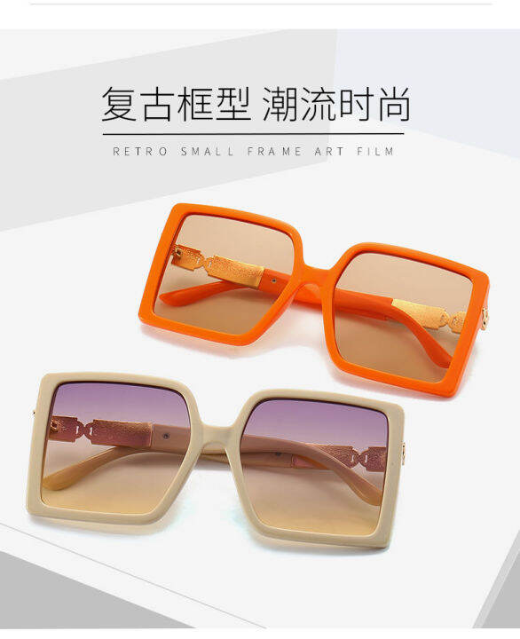 2023-new-sunglasses-h-retro-large-frame-sunglasses-for-women-vacation-and-leisure-photos