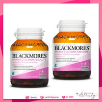 Blackmores Marine  ABSOLUTE Q10 30 เม็ด  แบลคมอร์ส มารีน คิวเทน คอลลาเจน รุ่นใหม่ แพค 2 ขวด