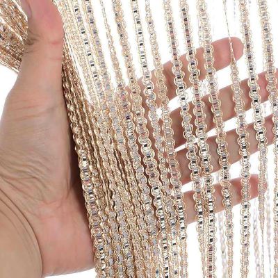 【HOT】♙☼✒ String Curtain Flash Tassel Door Window Room Divider Valance Treatment cortinas