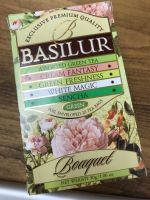 Basilur Tea Bouquet Assorted An assortment of four Bouquet teas – Green Freshness/Cream Fantasy/Sencha Weight: 40 gms ( 20 Tea bags x 2 g.)