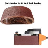 ❀◈ 7Pcs/Set Abrasive Sanding Belts Belt 120/240/320/400/600/800/1000 Grits Wood Grinding Sander Tools Aluminum Oxide 50x686