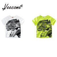 【 Veecome✨】เสื้อยืดลำลองการ์ตูนน่ารักแฟชั่นฤดูร้อนเด็กชาย