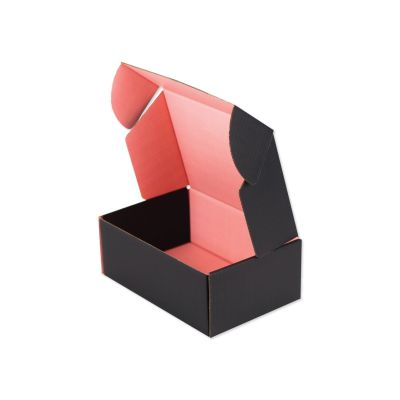 กล่องหูช้าง กล่องไปรษณีย์ กล่องสีชมพู กล่องสีดำ กล่องสีชมพู-ดำ กล่องของขวัญ กล่องวาเลนไทน์ กล่องบริ้งค์ Blink Box Black Pink แพ็ค 20 ชิ้น