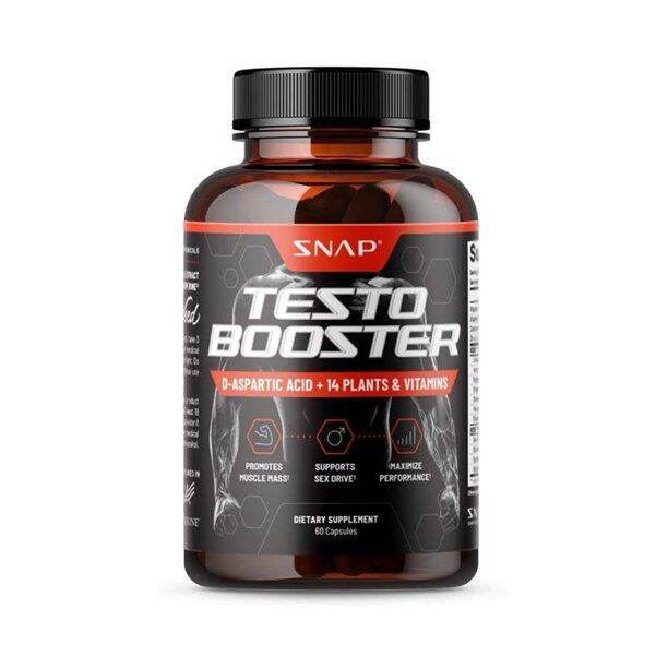 SNAP Supplements Testo Testosterone Booster D-Aspartic Acid + 14 Plants ...