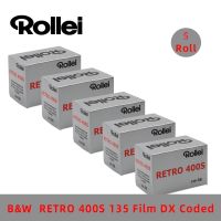 1/3/5Rolls Original Rollei Retro 400S 135 35mm Black White Negative Film（36 Exposures/Roll）Professional For Kodak Film Camera