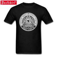 {Echoes Department Store}Illuminati Eye Of Providence Tshirt Annuit Coeptis 3D พิมพ์ T เสื้อสำหรับผู้ชายคุณภาพสูงเสื้อผ้าเสื้อกันหนาวผ้าฝ้ายพ่อ39; S วัน