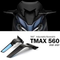 2022 2023 TMAX 560 Accessories For Yamaha TMAX560 T-MAX560 Rearview Mirror Motorcycle 360° Rotatable Stealth Fixed Wing