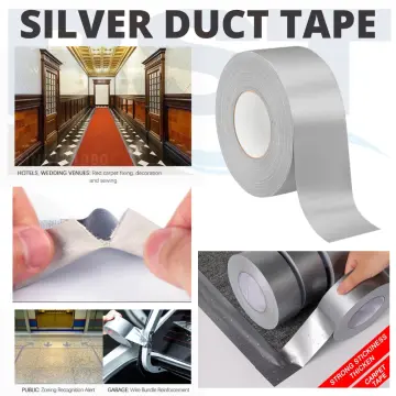  2 Rolls Duct Tape Carpet Sticky Tape Painters Tape 1 Inch Wide  High Temperature Tape Insulation Adhesive Metal Tape Tape Convenient  Sealing Tape Floor Dryer Paper : Office Products