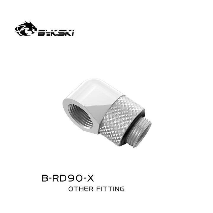 bykski-b-rd90-x-90องศาอุปกรณ์หมุน-g1-4-360-d-ปรับชายกับหญิงเชื่อมต่ออะแดปเตอร์สำหรับ-pc-น้ำระบบระบายความร้อน