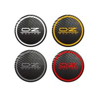 【LZ】▪▩  Estilo do carro Emblema Logotipo Carbono Tampas Centrais Liga Cubo de Roda Adesivos OZ Corrida Octavia A5 Fabia Soberbo Todos os Tamanhos 4Pcs