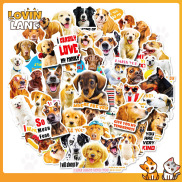 Lovinland nhãn dán hoạt hình Chó Dễ Thương phong cách khác nhau Chó