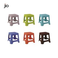 Jio เก้าอี้พลาสติก ลายหวาย ขนาด S มี 5 สี แข็งแรง ทนทาน ราคาถูก พร้อมส่งทันที