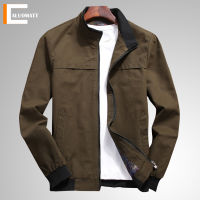 er Mens Jackets Casual Fashion Zip Up Slim Fit Windbreaker Jacket Coat Men 2022 New Trend Baseball Caots Male Overcoat