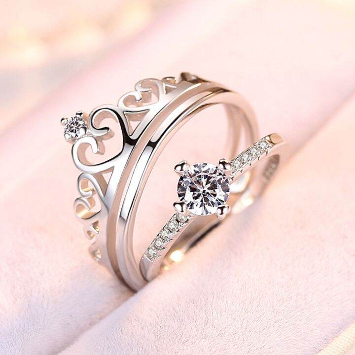 ready-stock-2pcs-couple-rings-gift-s925-silver-man-men-and-woman-women-lover-ring-cincin