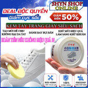 Kem làm sạch giày whiteshoe, kem làm sạch giày da, kem lau giày đa năng