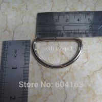 40ชิ้น1.5 38Mm Dee แหวนสำหรับ Webbing D ถุงซิปไม่เชื่อม Nickle