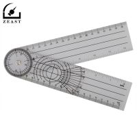 【♘COD Free Cas♘】 yaoxianxi87811472 เครื่องวัดมุมแบบมุม Goniometer ไม้บรรทัดหลายไม้วัดการแพทย์360องศาสำหรับมืออาชีพ1ชิ้น