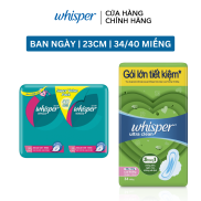 Băng Vệ Sinh WHISPER Ultra Clean Thick Mesh Cánh Ngày Thường 24cm 23cm Gói