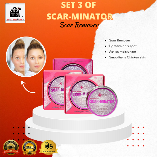 ORIGINAL SCARMINATOR SCAR REMOVER (SET OF 3)/SCARMINATOR PERFECT