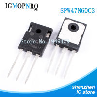 【In-demand】 Z Matrix 10ชิ้น SPW47N60C3 SPW47N60ถึง-247 47N60 W47N60C3 MOSFET N-Ch 650V 47A TO247-3 CoolMOS C3เดิม