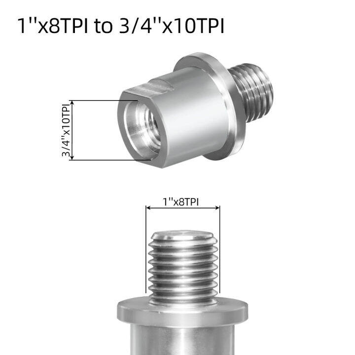 tasp-เครื่องกลึงไม้-headstock-อะแดปเตอร์แกน1-hingga-1-14-shopsmith-58-amp-1-hingga-34-อะแดปเตอร์เกลียวหมุนไม้