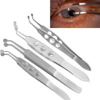 Ophthalmic Tweezers Clamp Metal Palpebral Gland Massage Meibomian Flap Eyelid Forceps Clip Eye Apparatus Medical Surgery Tool