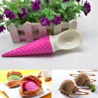 Cute Ice Cream Bowls With Spoons Wonderful Gifts Children Love Dessert Ice Cream Cones Homemade Tube 3 Colors