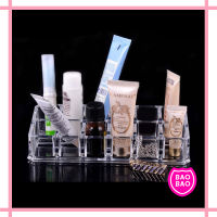 BAOBAOBABYSHOP - ชั้นวางเครื่องสําอาง ชั้นวางลิปสติก COSMETIC ORGANIZER  กล่องใส่ลิปสติก 12 ช่อง