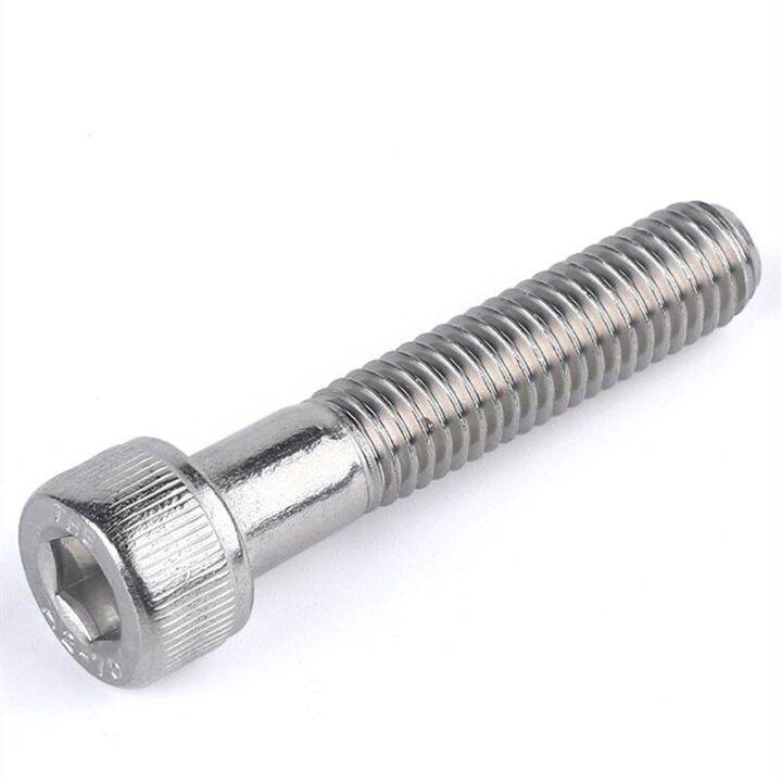 m4-m5-m6-m8-m10-m12-m16-m20-din912-304-stainless-steel-lengthen-half-thread-tooth-hexagon-socket-cheese-head-screw-allen-bolt-nails-screws-fasteners