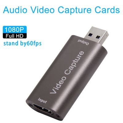 ♙♀ Video Capture Card USB 3.0 2.0 Grabber Record Box for PS4 Game DVD Camcorder Camera Recording Live Streaming