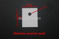 【YD】 (20pcs/lot) 20x25x1mm Alumina ceramic pads thermally conductive insulation sheet high temperature resistant  Sink TO-247