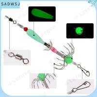 SADWSJ การจำลอง อุปกรณ์ตกปลา ร่มใหญ่/เล็ก เหยื่อปลาหมึก Inkfish calamary lures เบ็ดปลาหมึก อุปกรณ์จับยึด