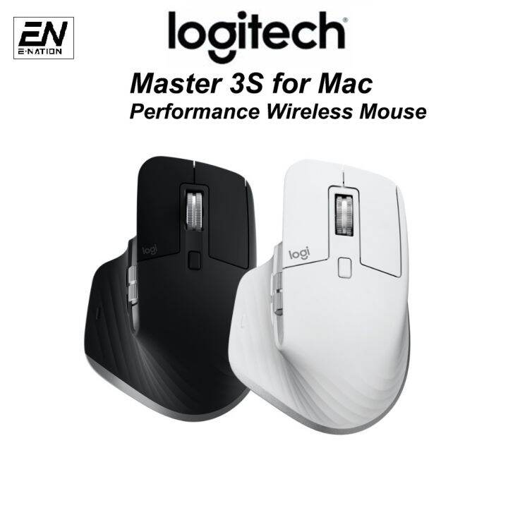Logitech Mx Master 3S For Mac Wireless Performance Mouse with Ultrafast Scrolling Ergo 8K DPI