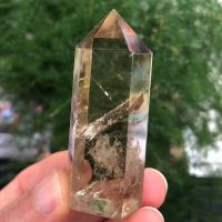 Natural Citrine Crystal Quartz Obelisk Wand Point Healing