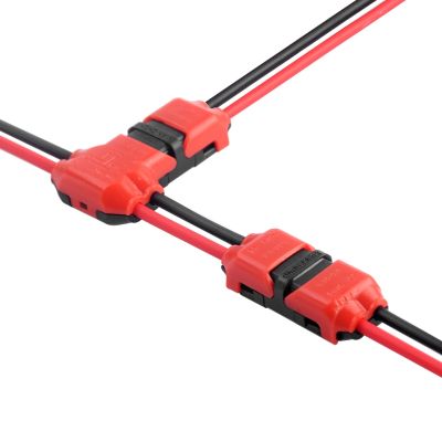 5/10/20Pcs Quick Electrical Cable 1/2 Pin I Type For Led Strip Car Electric Wire Connector Quick Wire Splice Connectors 22-18AWG