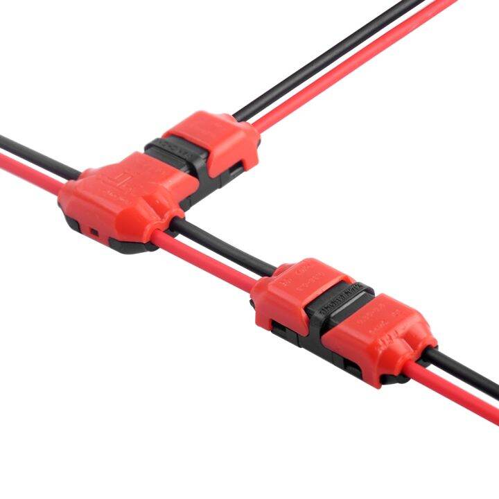 5-10-20pcs-quick-electrical-cable-1-2-pin-i-type-for-led-strip-car-electric-wire-connector-quick-wire-splice-connectors-22-18awg