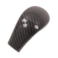 for Nissan Navara NP300 2016-2019 Car Carbon Fibre Gear Shift Knob Head Cover Trim Decoration Sticker Accessories